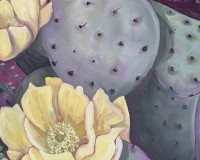 Cactus with Yellow Flower